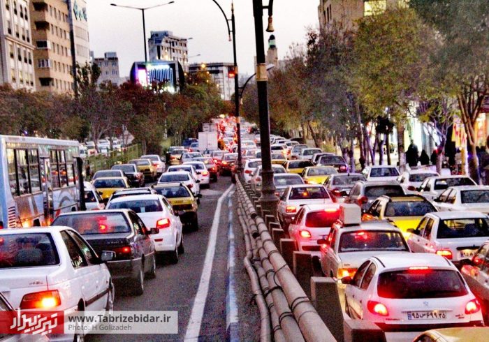 معضل ترافیک شهری در تبریز